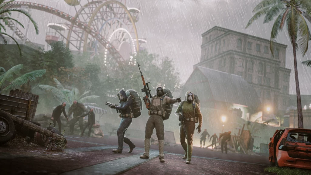 L'arène free roaming : un casque et une arme et nous voilà les zombies ! 